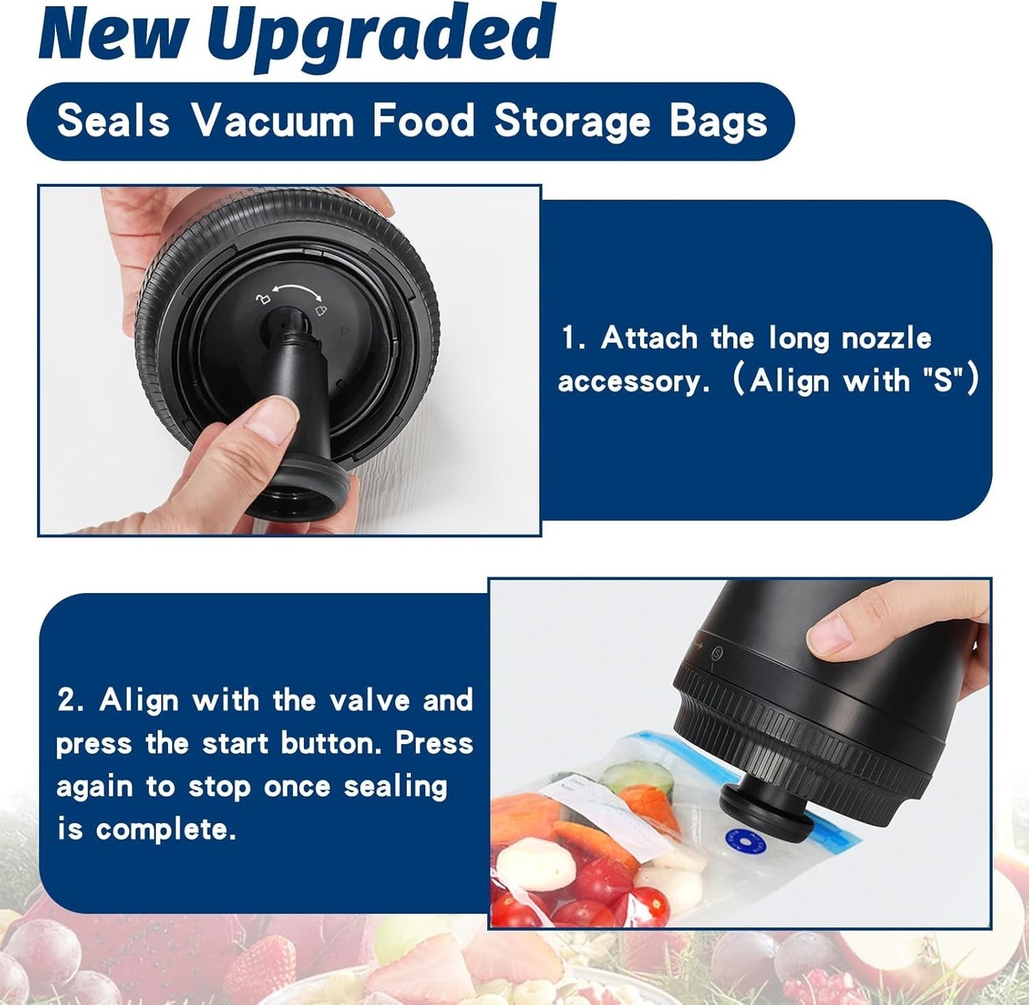 Mason Jar Vacuum Sealer - Multi-Function Electric Mason Jar Vacuum Sealer Kit