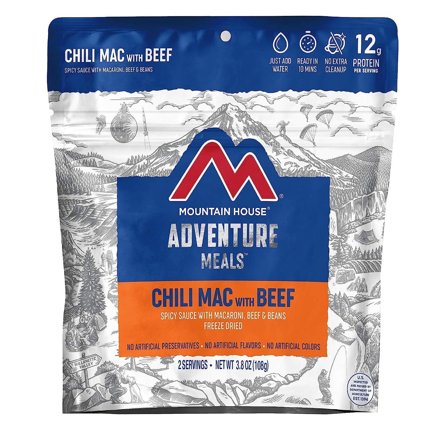 Mountain House Freeze Dried Food Meals Pouches Camp Trail MRE Emergency - NEW!!