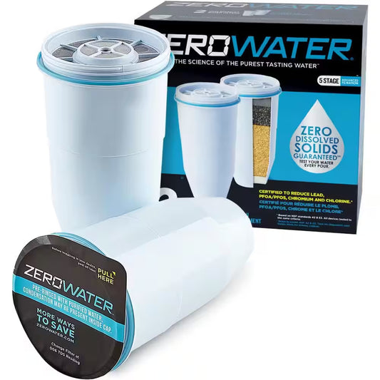 Water Pitcher Replacement Filters Water Filter Cartridge (2-Pack)