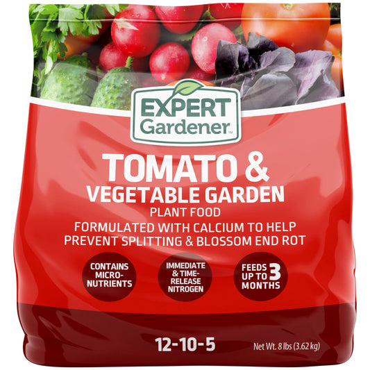 Tomato & Vegetable Garden Plant Food Fertilizer, 12-10-5 Fertilizer, 8 Lb.